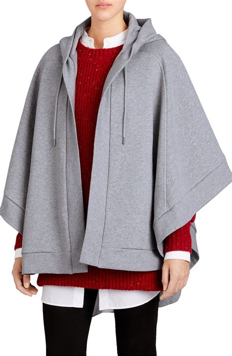 burberry poncho nordstrom